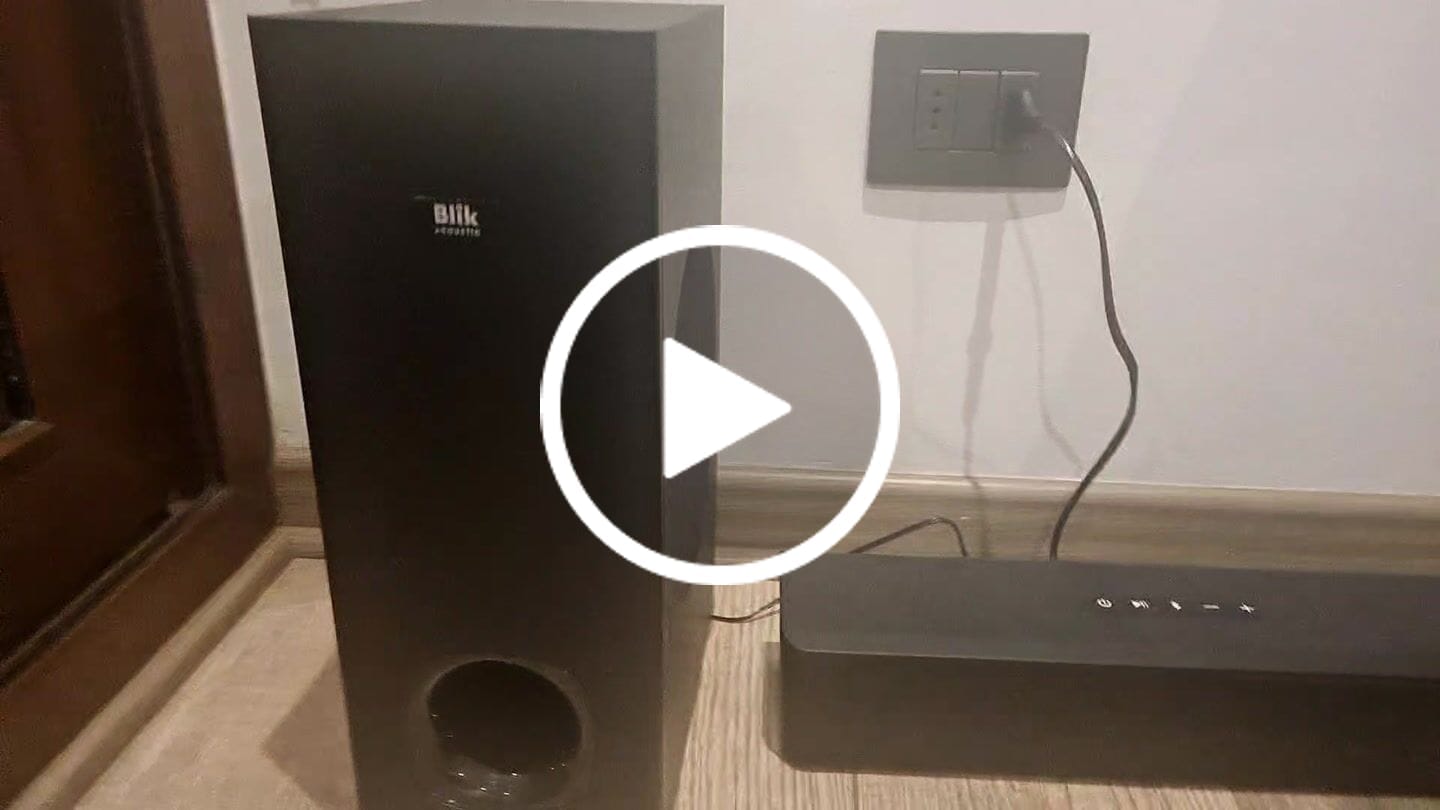 Customer video review of Barra De Sonido Soundbar Blik Surreal80 80W