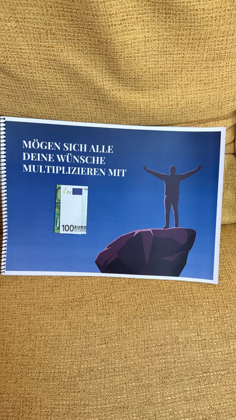 Customer photo review of "Zum Geburtstag" Erinnerungsalbum zum Ausdrucken