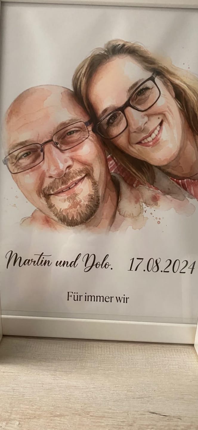 Customer photo review of 🎁 Digitales Kunstwerk per E-Mail