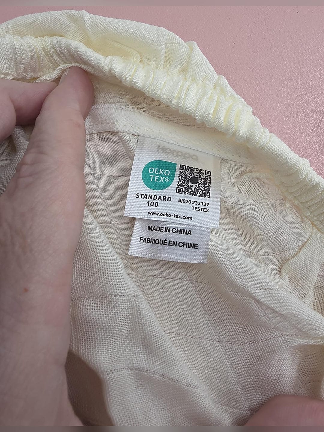 Customer photo review of Bassinet Sheets 2 Pack