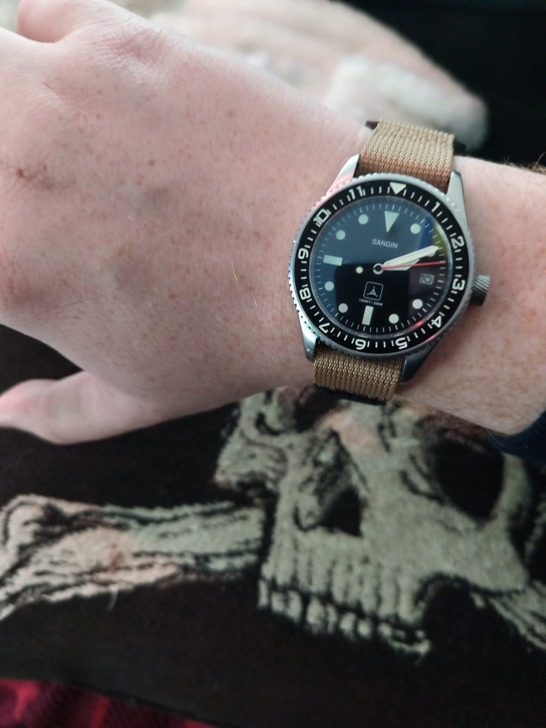 Customer photo review of PVD Glomar Explorer - Hook & Loop Strap - Black