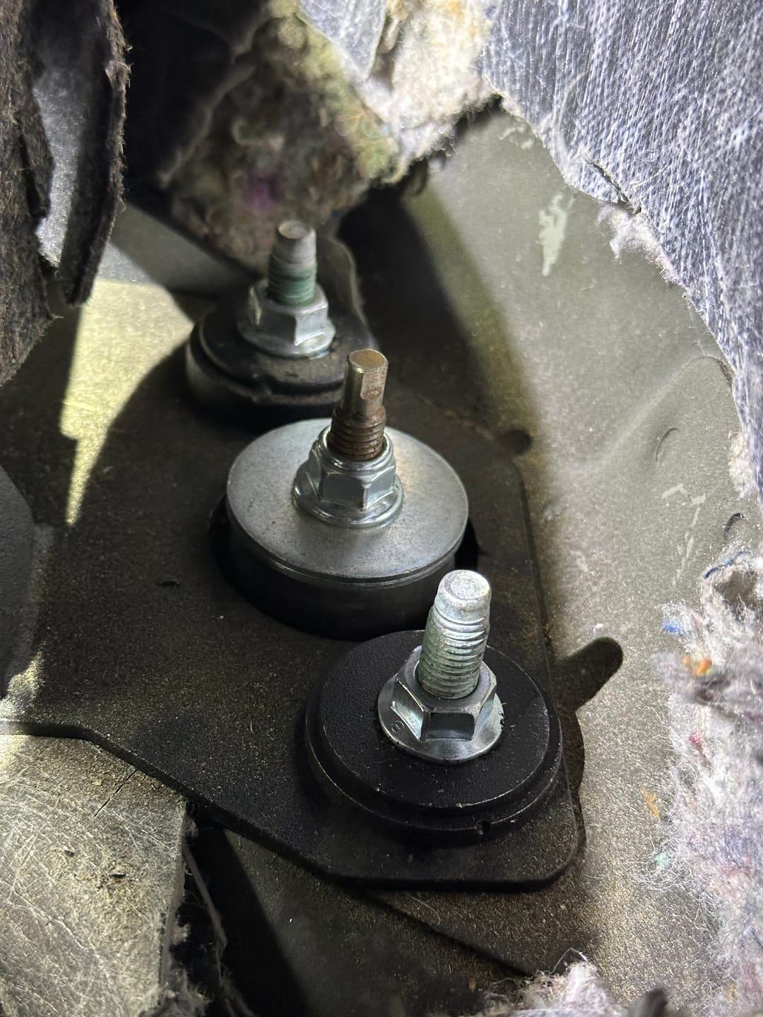 Customer photo review of 2-pt Rear Brace Hardware Kit