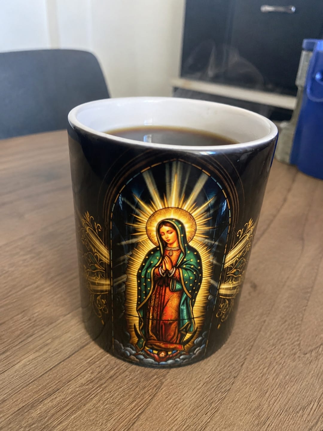 Customer photo review of Taza reveladora Virgen de Guadalupe