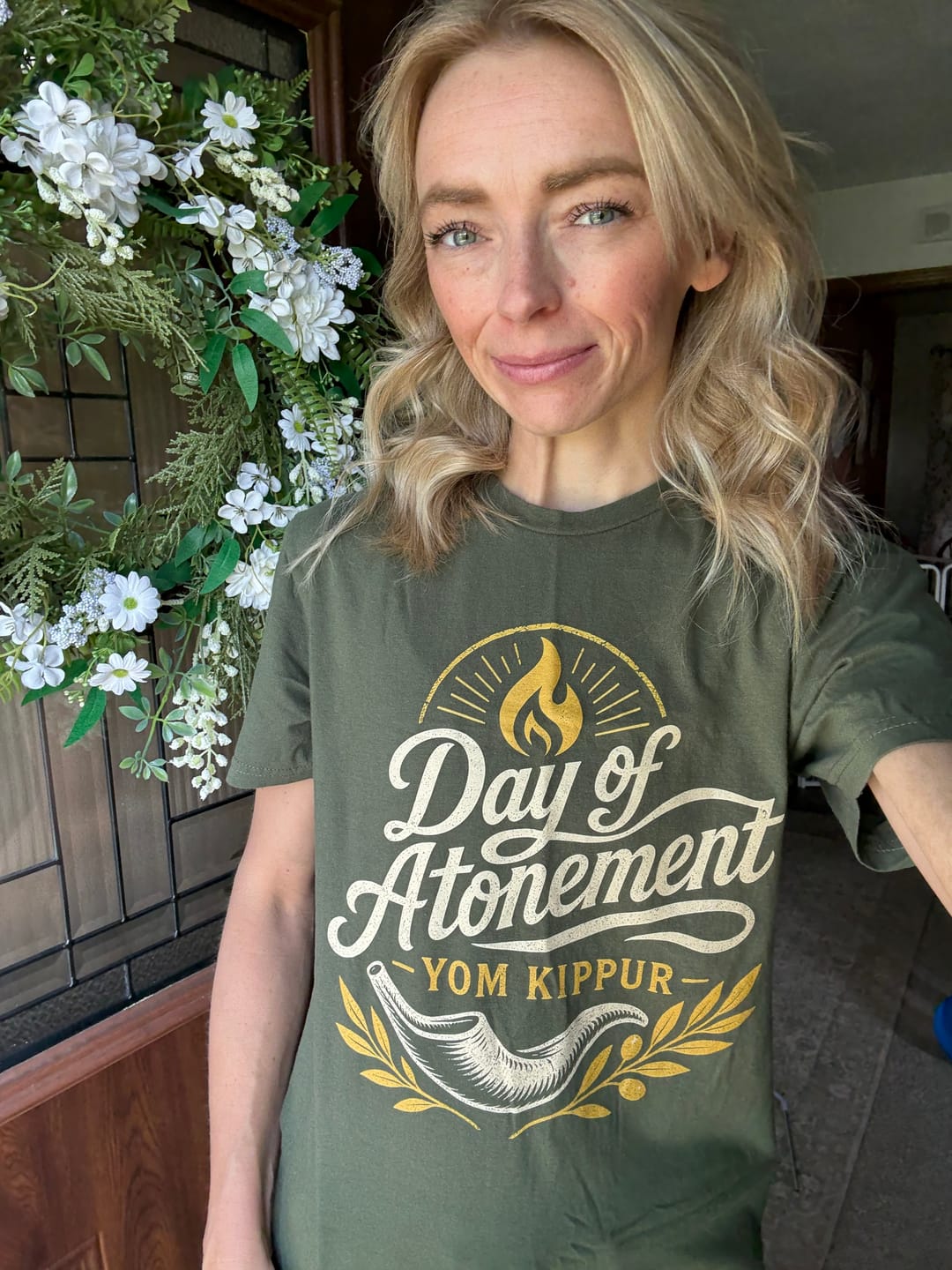 Customer photo review of Day Of Atonement Yom Kippur T-Shirt