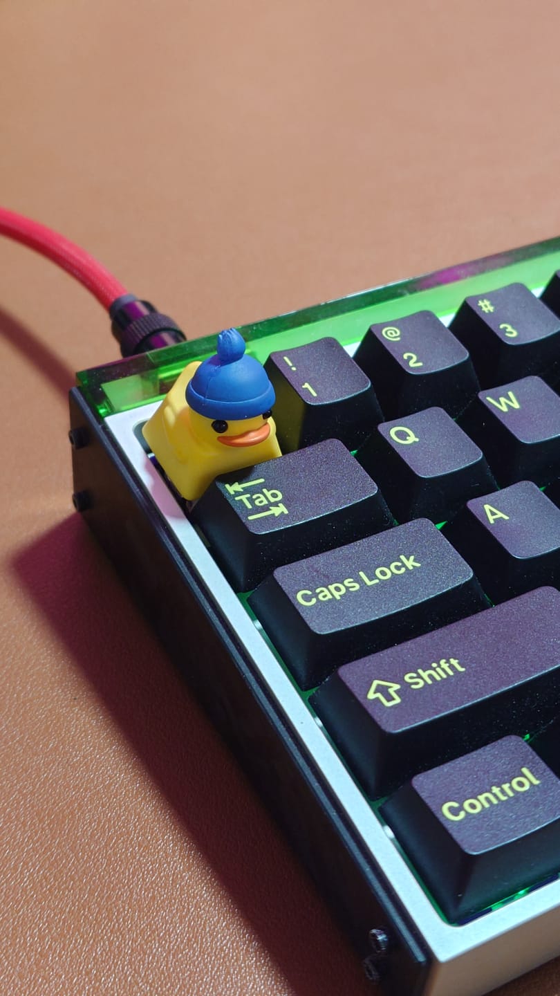 Customer photo review of Mystery Keycap - Winter Escape