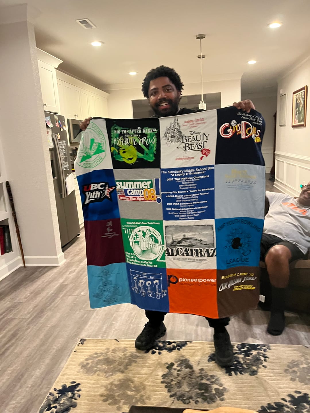 Customer photo review of Project Repat T-Shirt Quilt