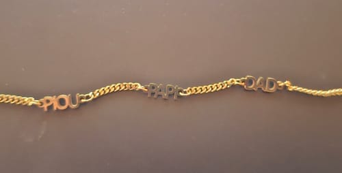 Customer photo review of Custom Name Bracelet