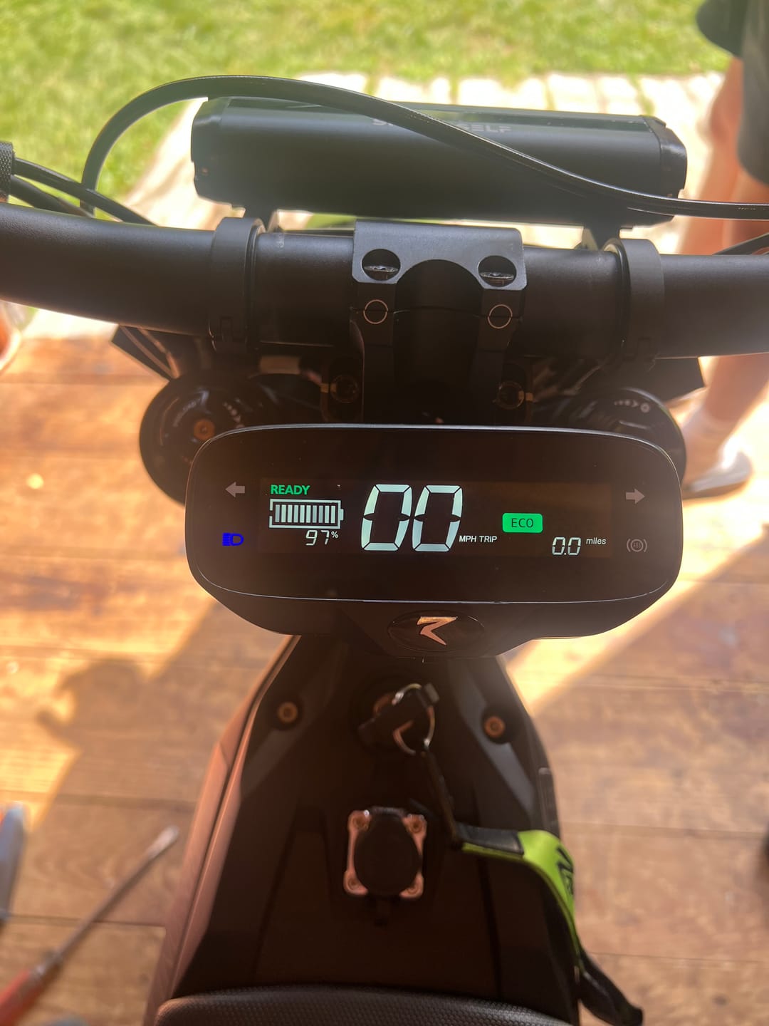 Customer photo review of Display Relocation Bracket Kit | Rawrr Mantis X