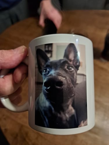 Customer photo review of Sublimatie mok 11oz wit - A+ kwaliteit | vaatwasserbestendig | direct leverbaar