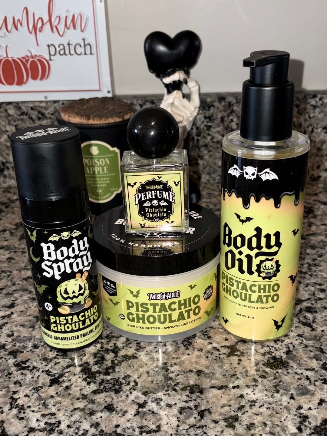 Customer photo review of Pistachio Ghoulato Emulsified Body Butter