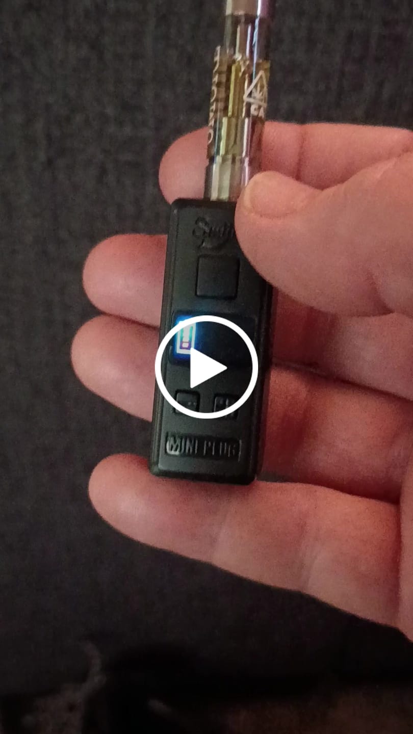 Customer video review of Mini Plug 510 Cart Battery with Built-in USB-C Cable, Adjustable Voltage, LED Display
