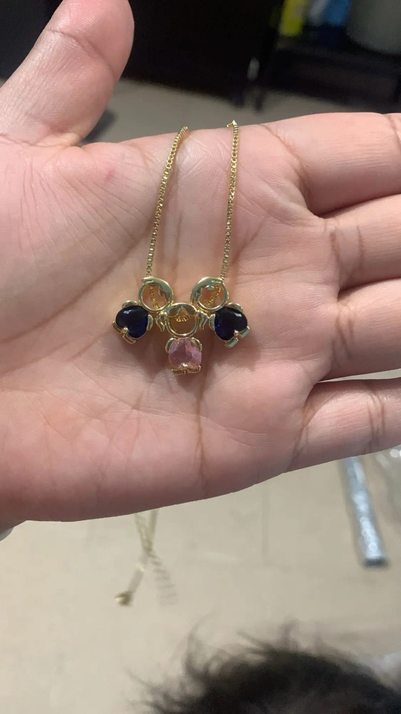 Customer photo review of Collier Personnalisé pour Maman
