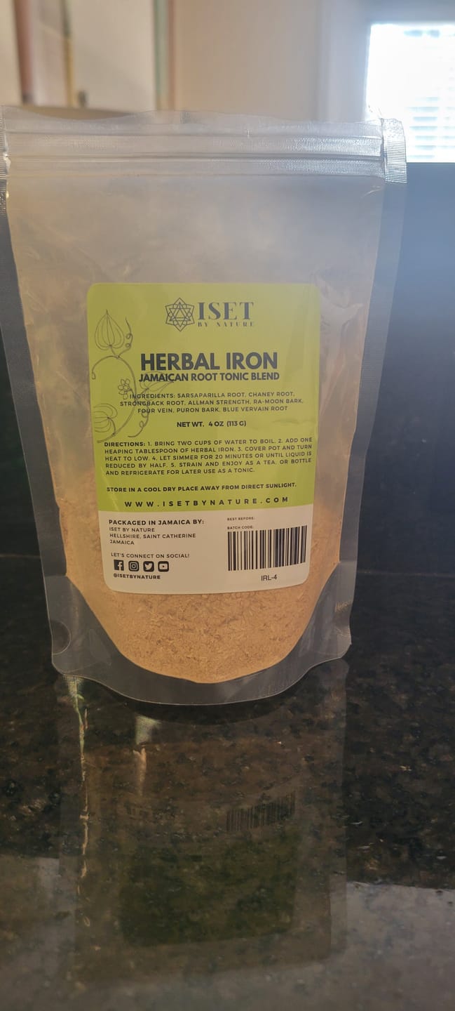 Customer photo review of Herbal Iron Roots™ Formula