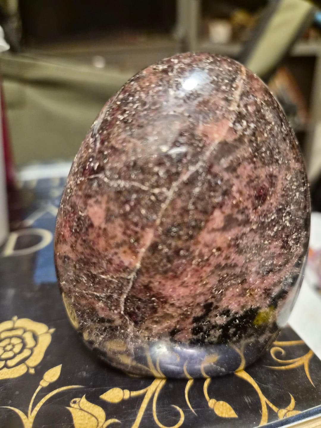 Customer photo review of Rhodonite Free Form — Healing and Emotional Support