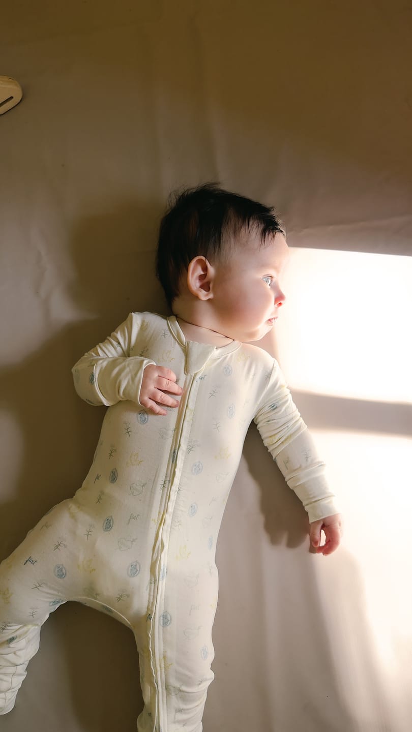 Customer photo review of The Ave Maria Onesie
