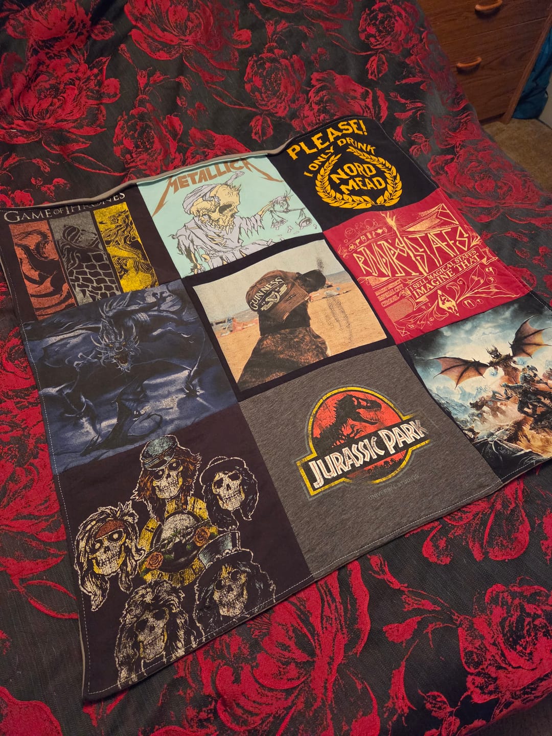 Customer photo review of Project Repat T-Shirt Quilt
