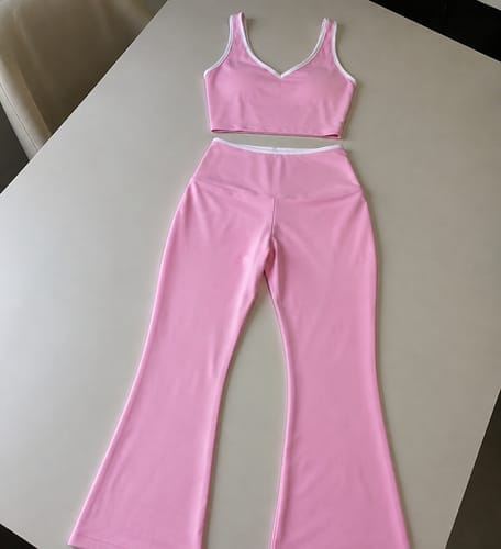 Customer photo review of Women’s Top & Flare Pants Set – Linea Flare