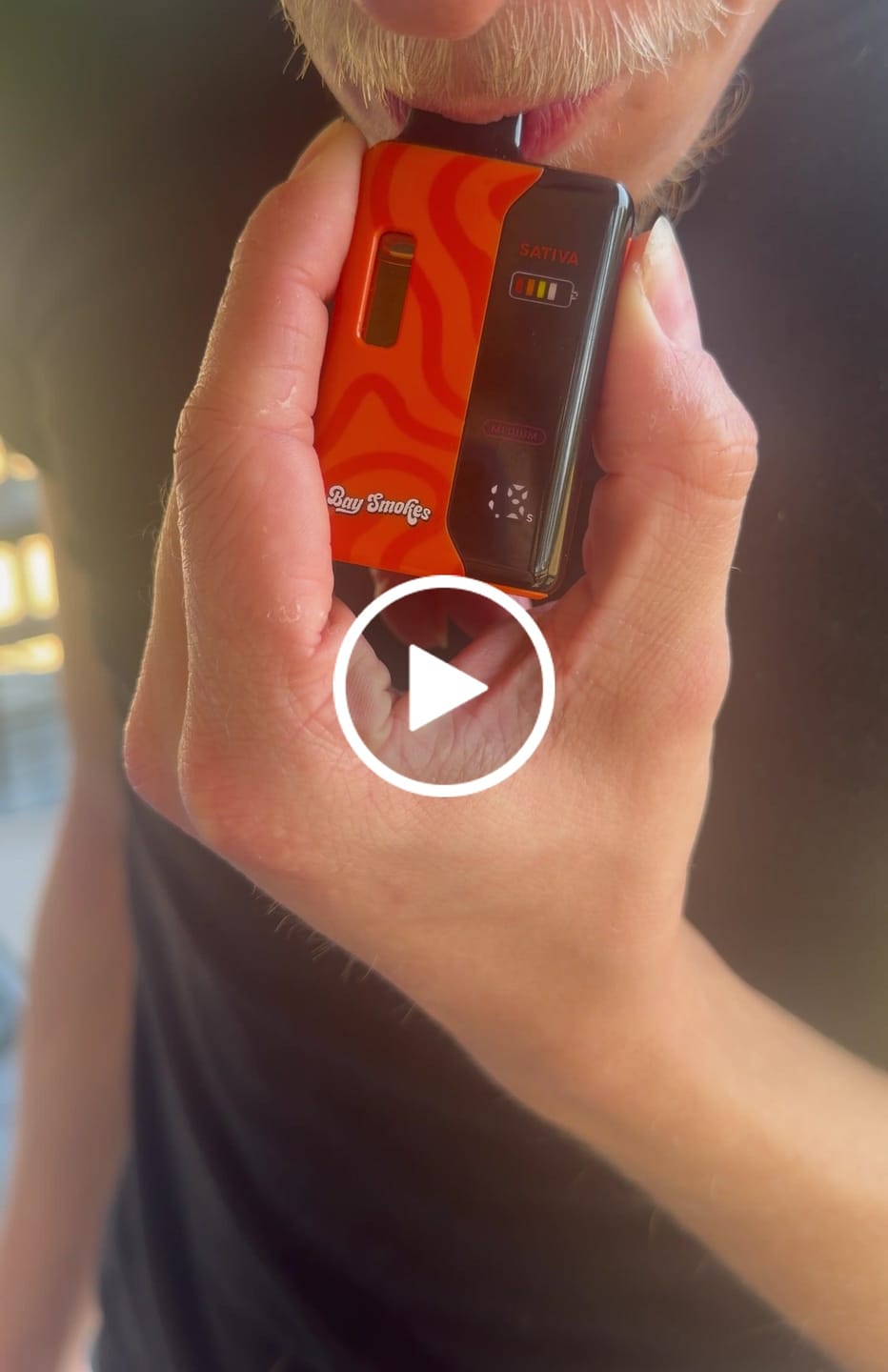 Customer video review of Live Resin Vape (+THCp+Delta8) - Blue Dream