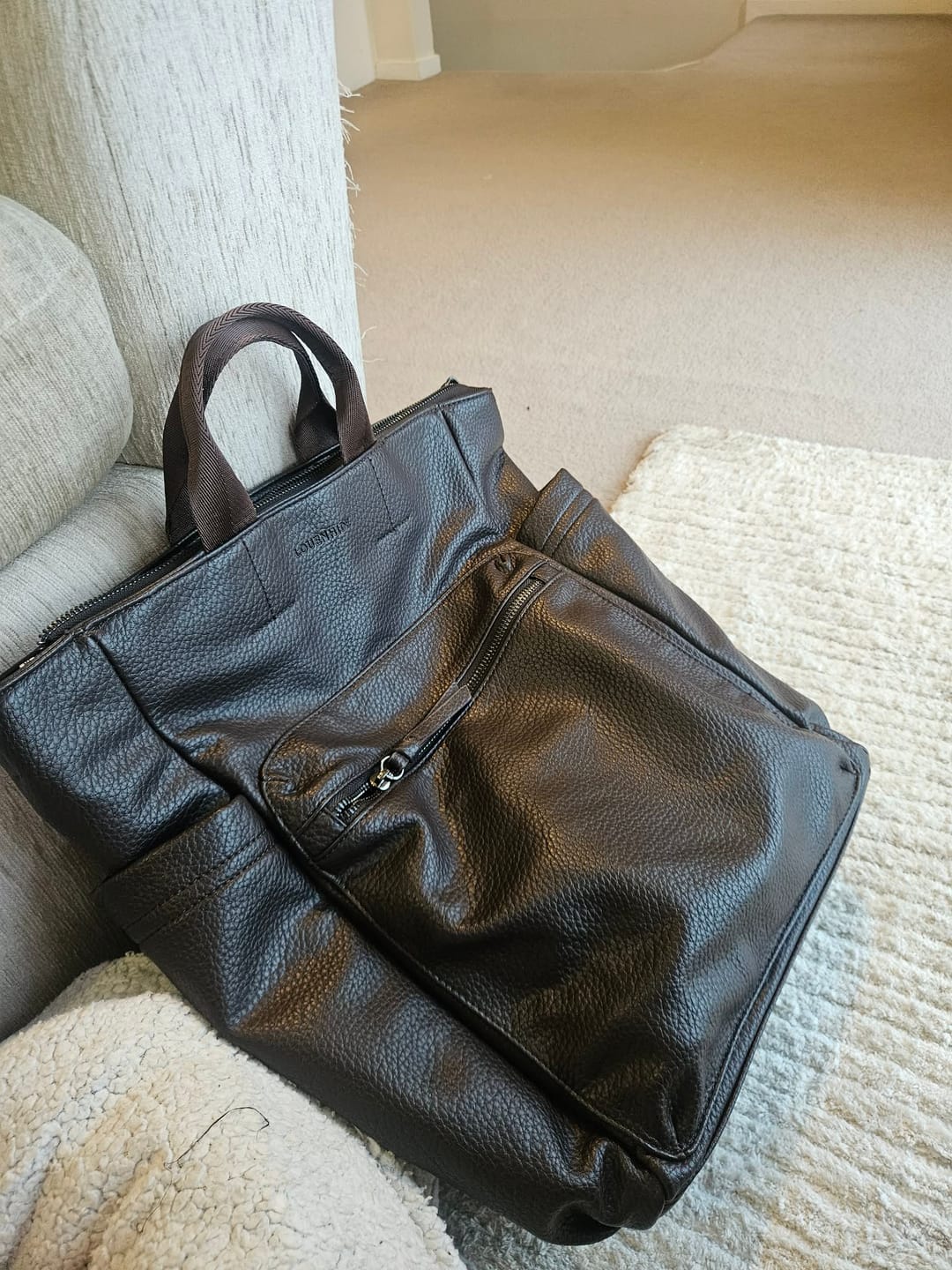 Customer photo review of Bronx Backpack - Chocolate