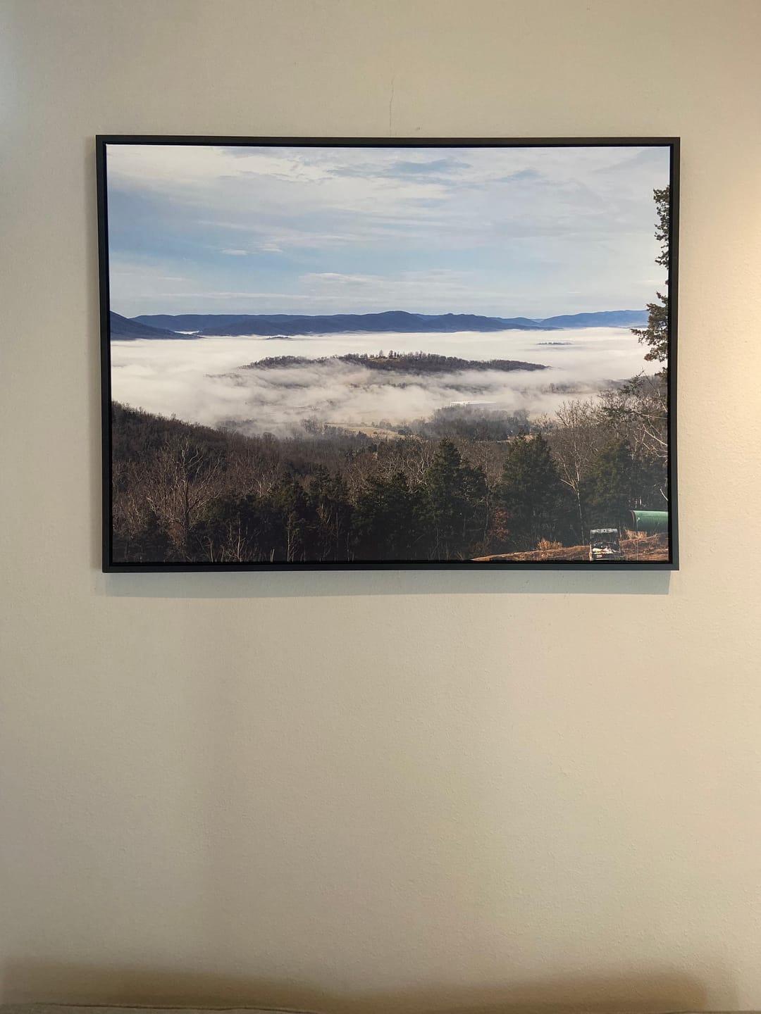 Customer photo review of Create Your Own Canvas Set - Landscape