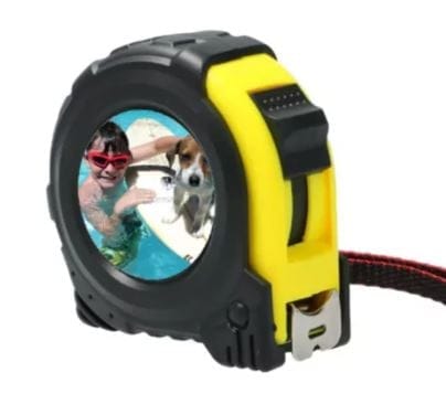 Customer photo review of Rolmaat van 5 m met plaatje voor sublimatie