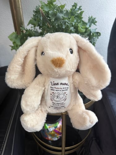 Customer photo review of Konijn 25 cm voor sublimatie