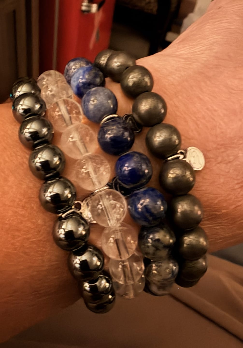 Customer photo review of Clear Quartz Bracelet