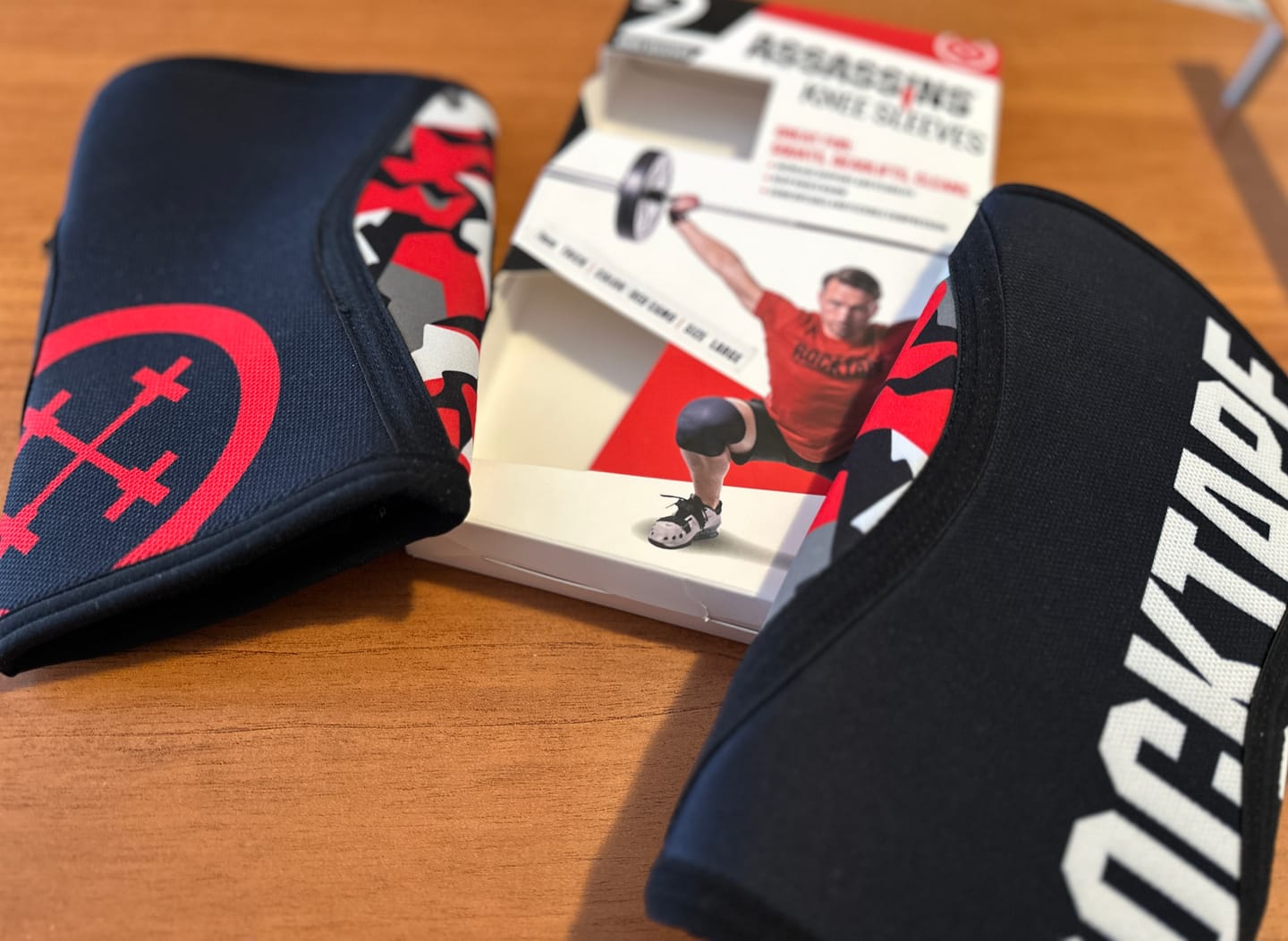 Customer photo review of RockTape Assassins Knee Sleeves 7mm