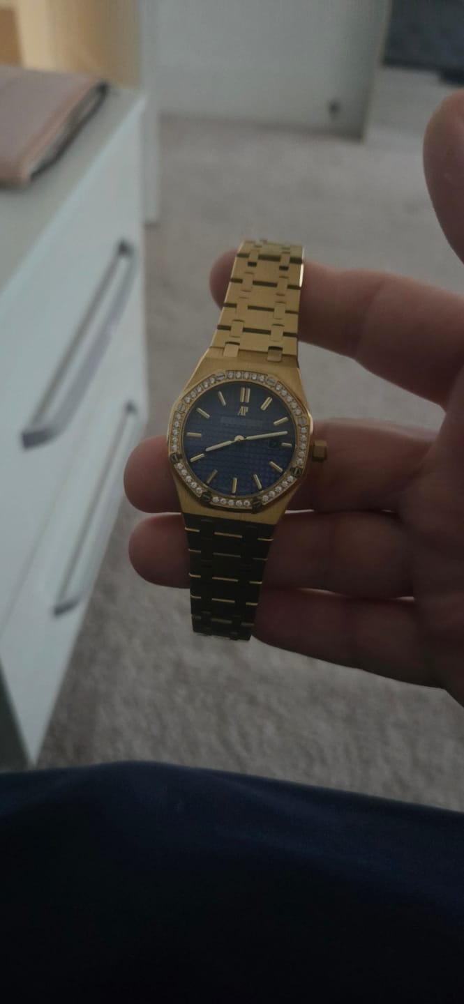 Customer photo review of Audemars Piguet Royal Oak Lady Gold