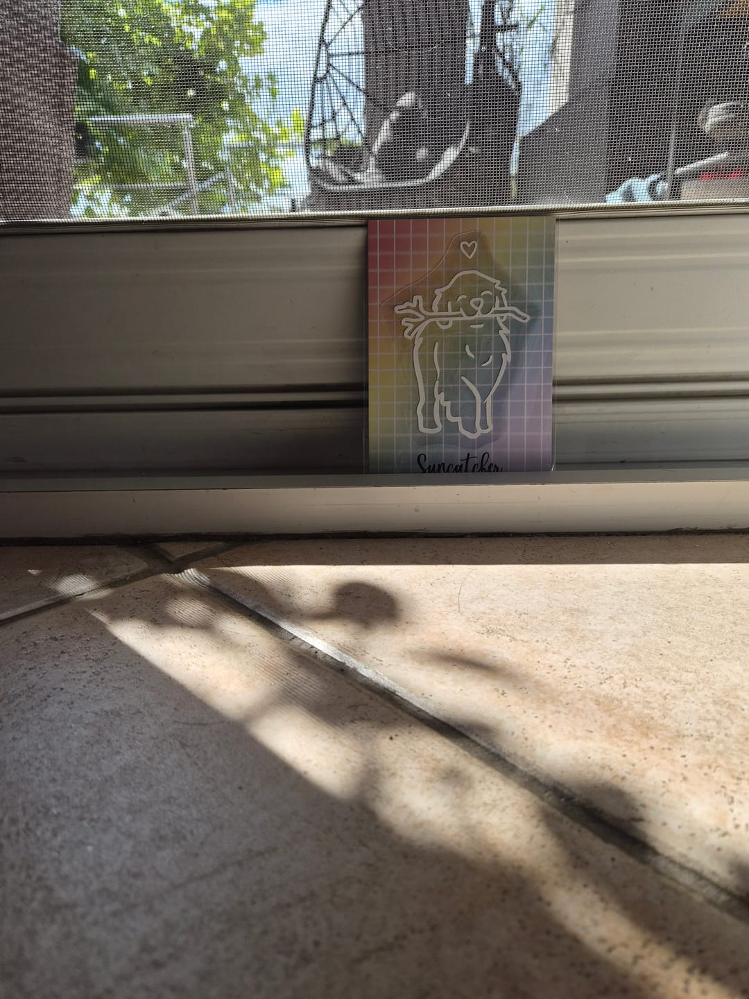 Customer photo review of Suncatcher - Doggie