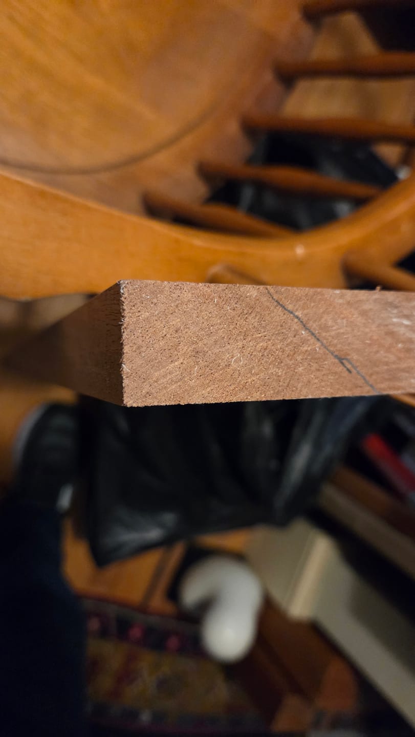 Customer photo review of African Mahogany/Khaya Guitar Neck Blank