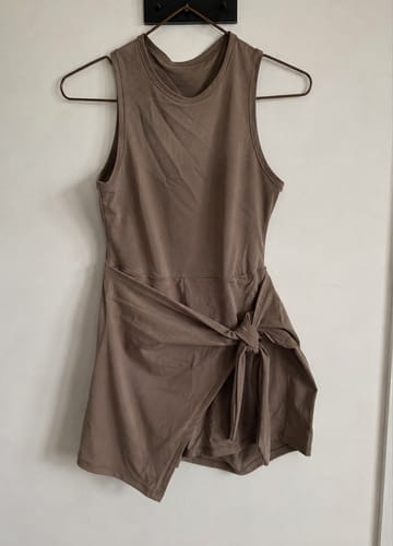 Customer photo review of Women’s Tennis Skort Romper – Court
