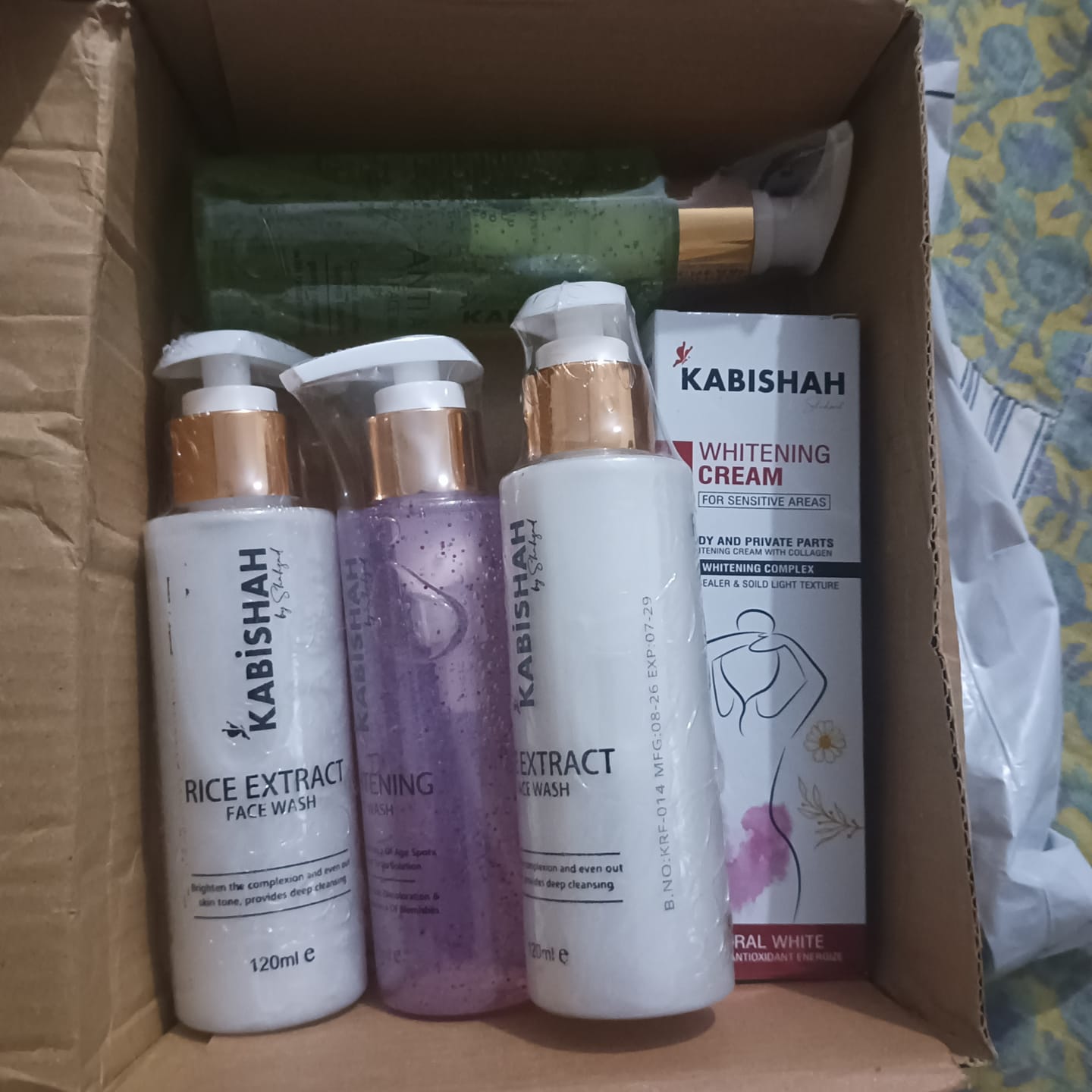 Customer photo review of Face Wash Bundle: Clear & Bright Face Fusion