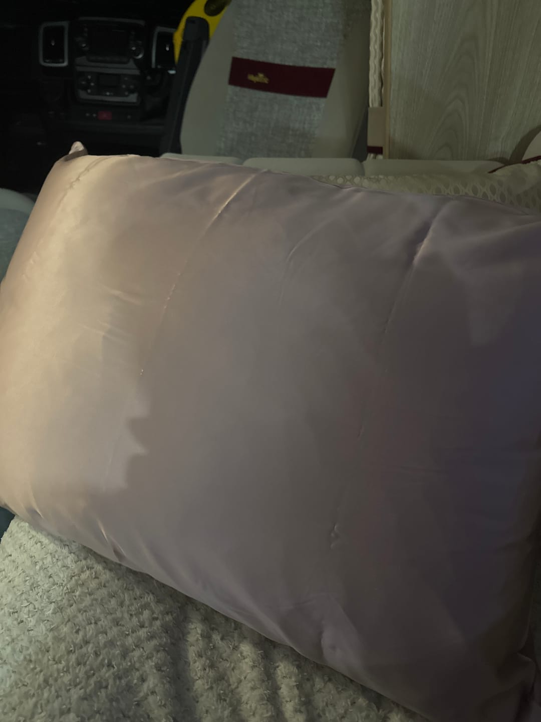 Customer photo review of Pink 22 Momme Mulberry Silk Pillowcase