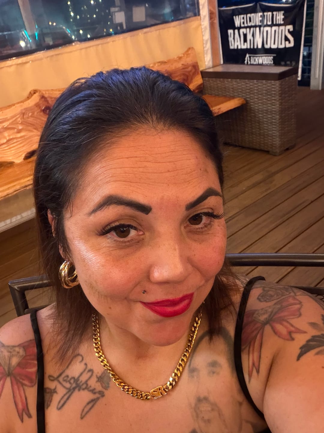 Customer photo review of Custom Name Necklace