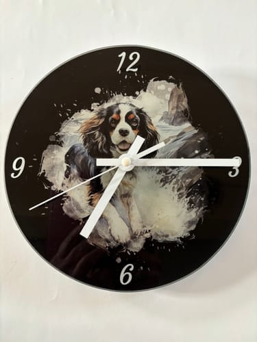 Customer photo review of Glazen Klok 20cm voor sublimatie
