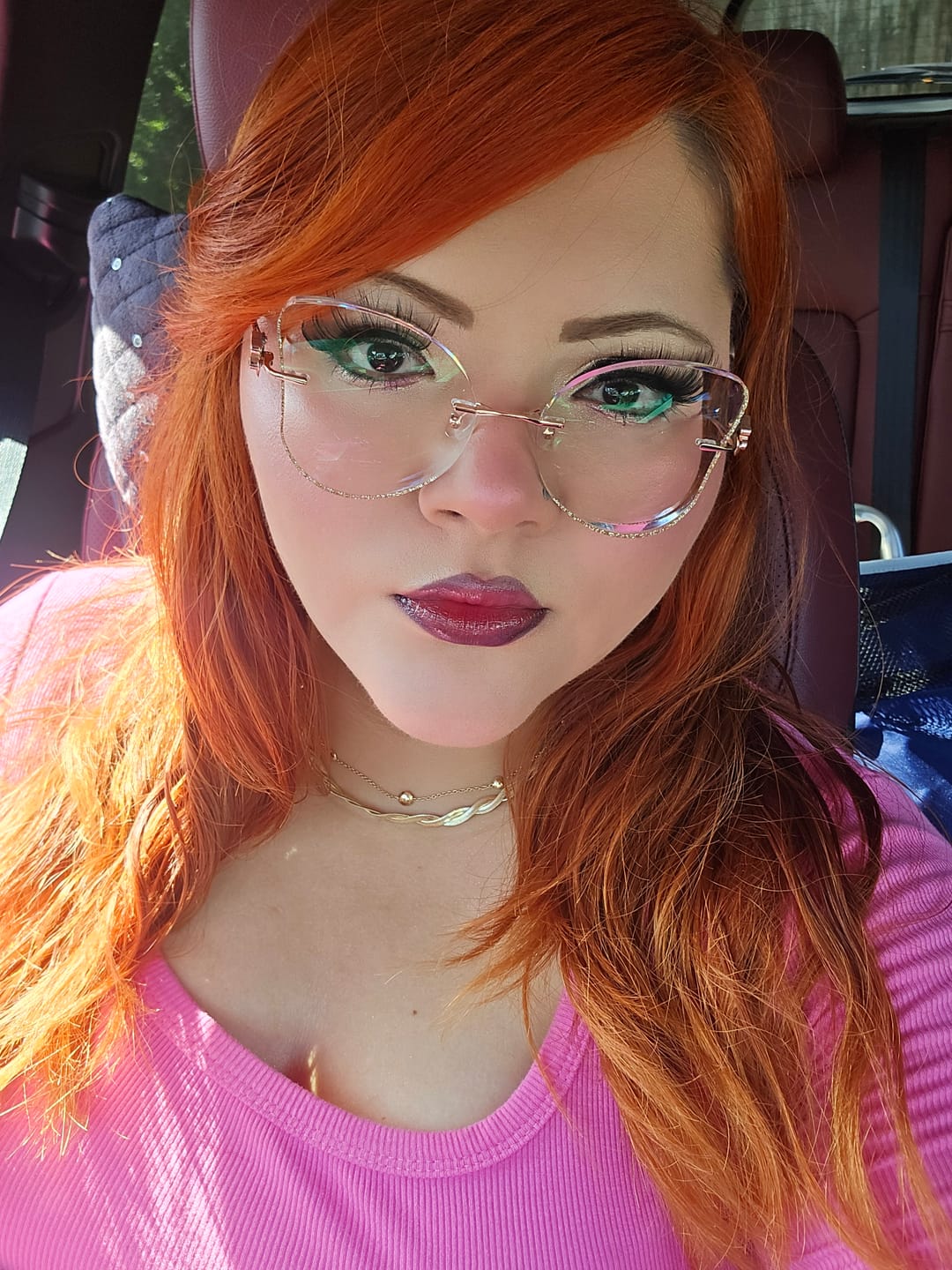 Customer photo review of Larisa Eyeglasses