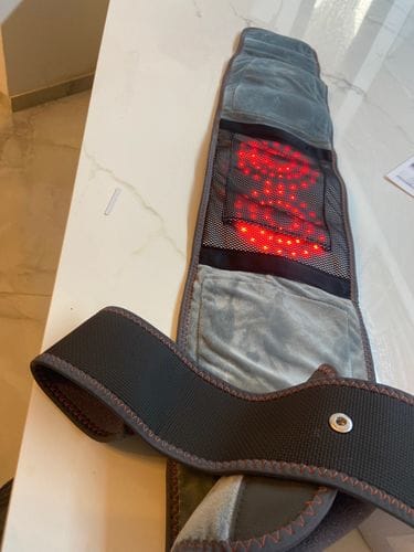 Customer photo review of Ceinture Lombaire Chauffante & Massante Rechargeable