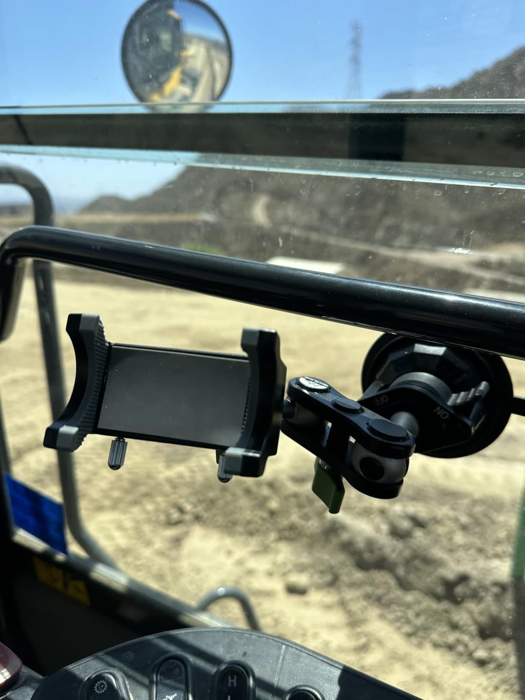 Customer photo review of Super Durable Metal Phone Holder