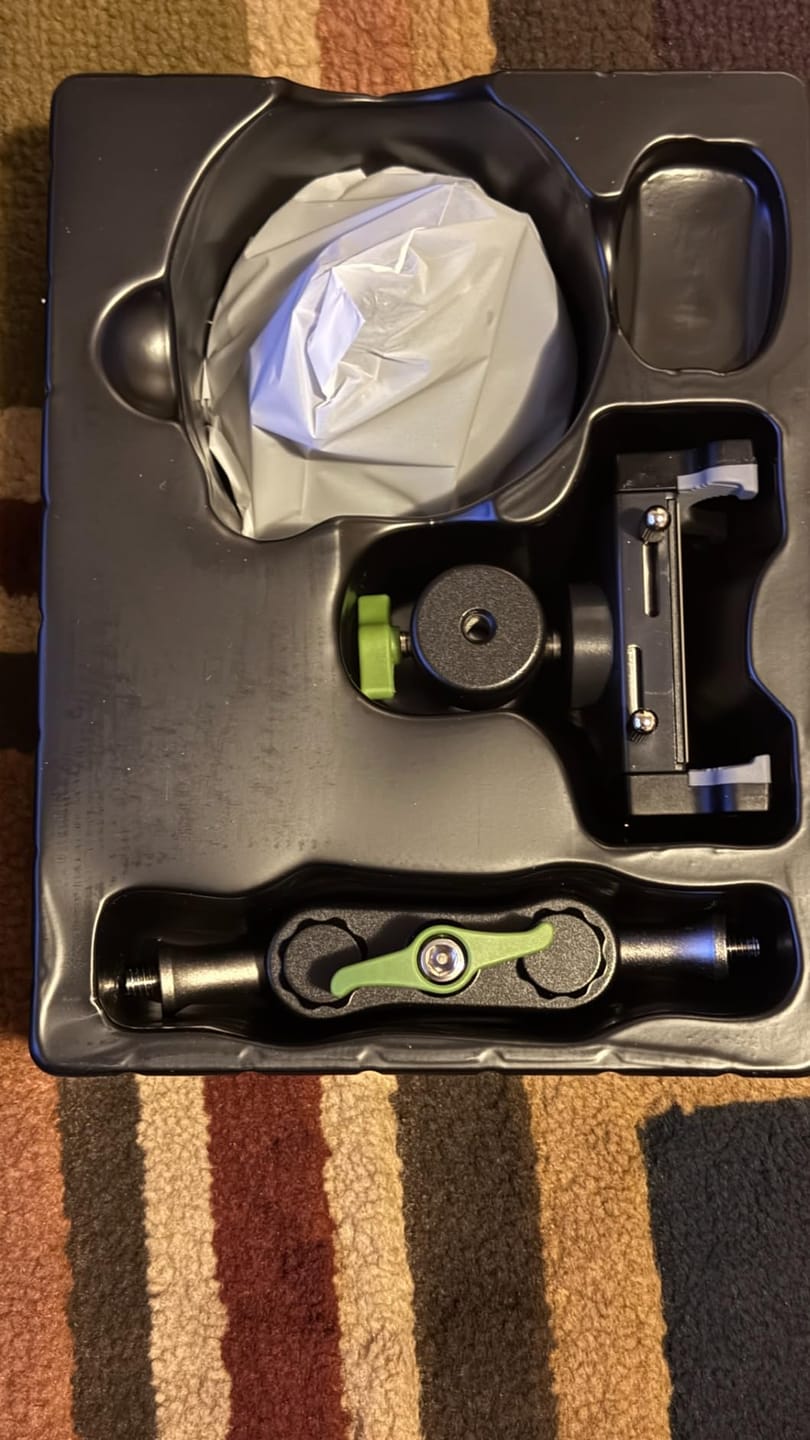 Customer photo review of Super Durable Metal Phone Holder