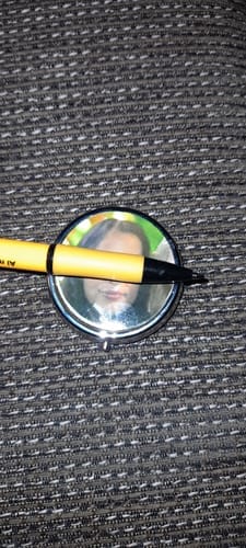 Customer photo review of Metalen Sleutelhanger Rond – 7x4 cm voor Sublimatie