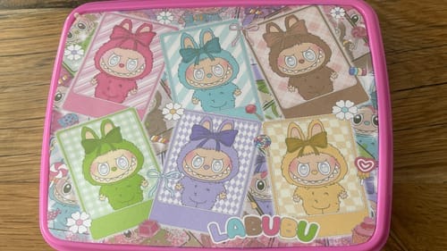 Customer photo review of Kinder Lunchbox / brood trommel  incl. asseccoires Roze voor sublimatie