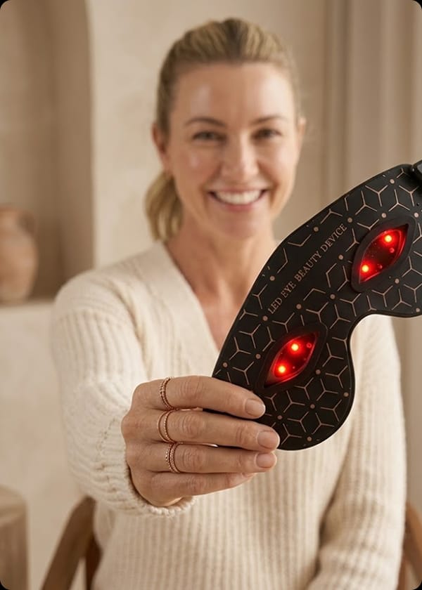 Customer photo review of Jyovika Red Light Eye Therapy Set