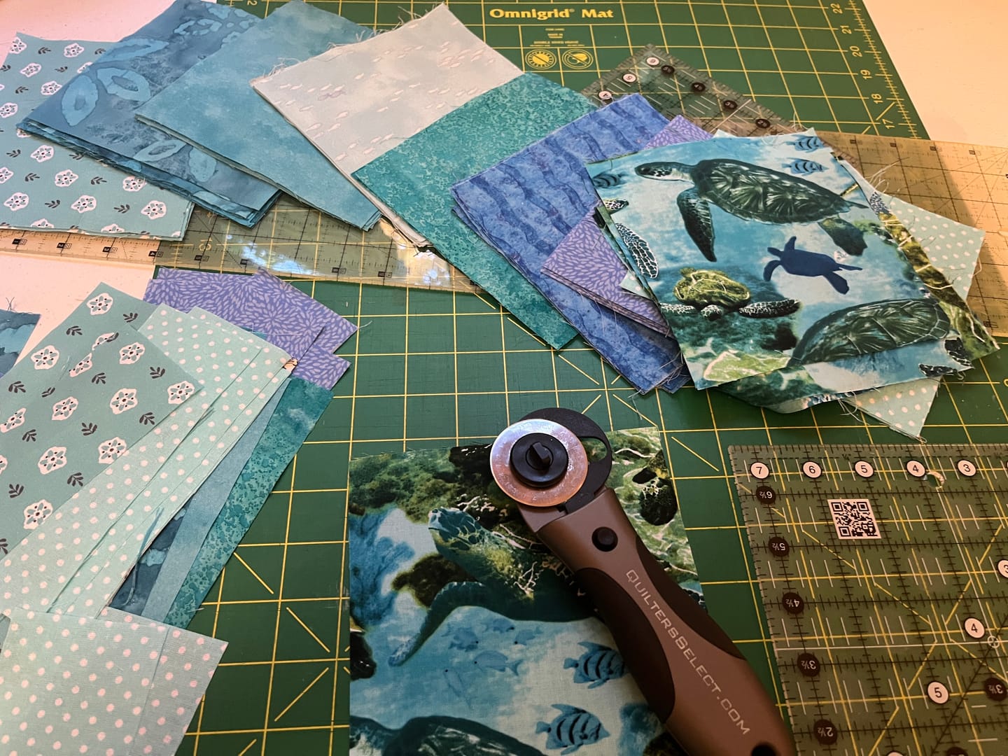 Customer photo review of 45mm Rotary Cutter, Quilter's Select