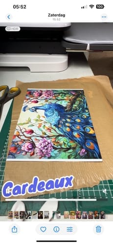 Customer photo review of Aluminium plaat 20x30cm voor sublimatie