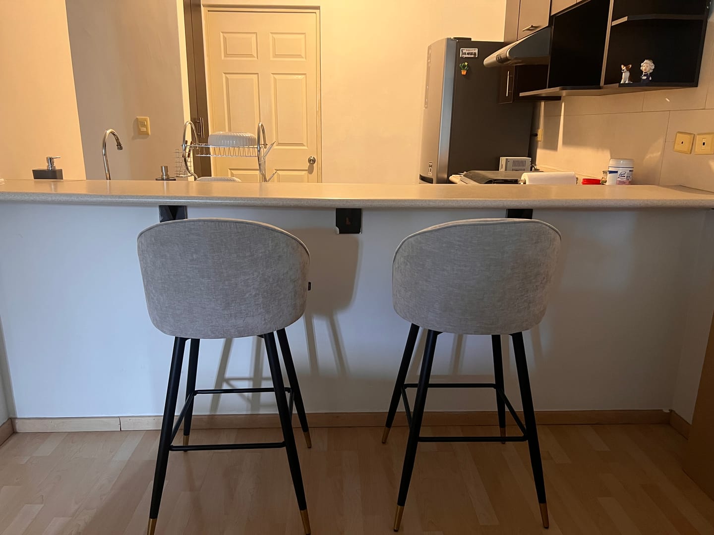 Customer photo review of Banco Roodas Giratorio