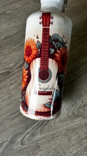 Customer photo review of Sublimatie Waterfles 600ml – Personaliseerbare Aluminium Bidon