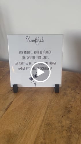 Customer photo review of Sublimatie tegel 15x15 cm wit glans – keramiek A+ kwaliteit