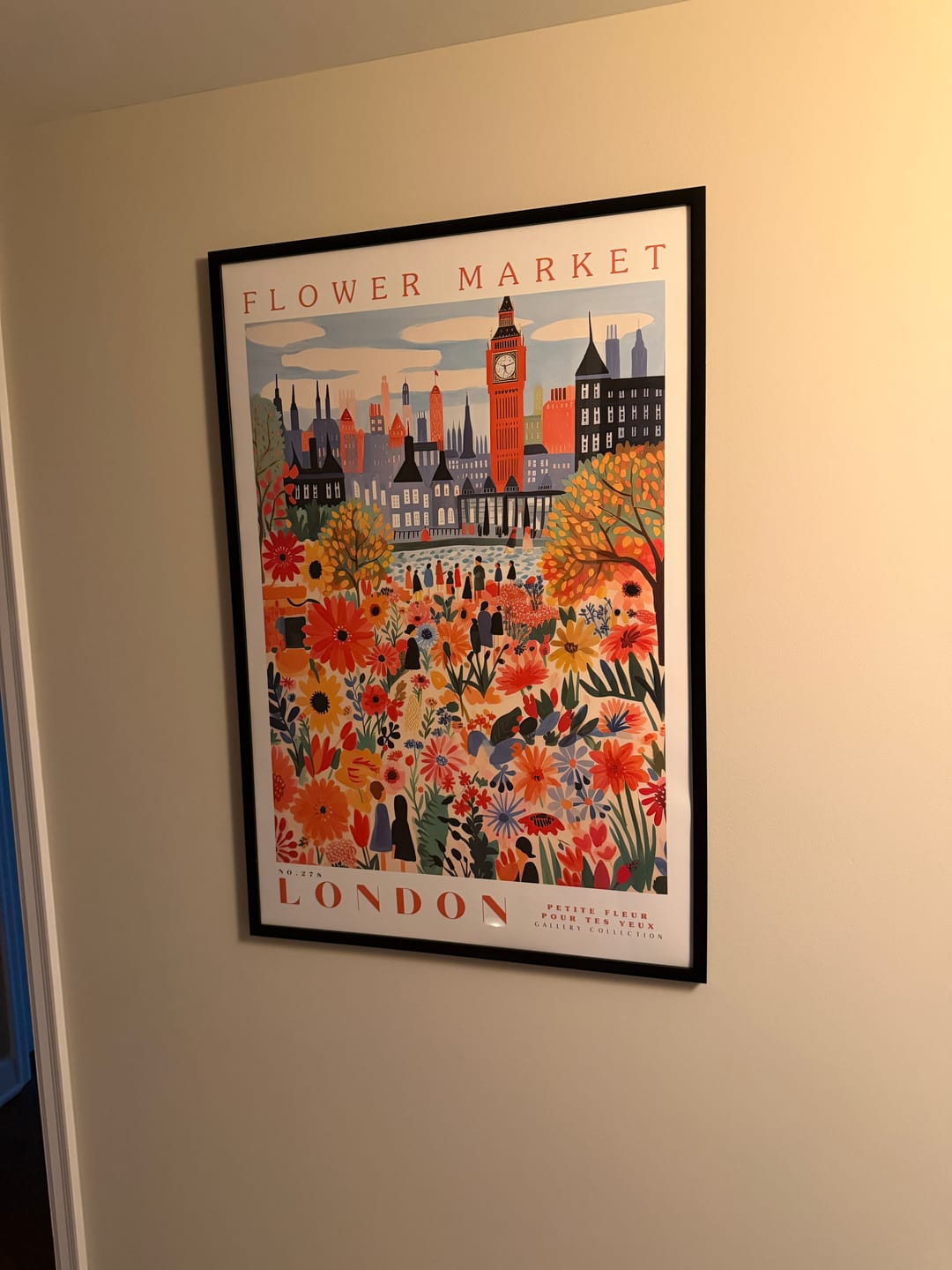 Customer photo review of London Flower Poster