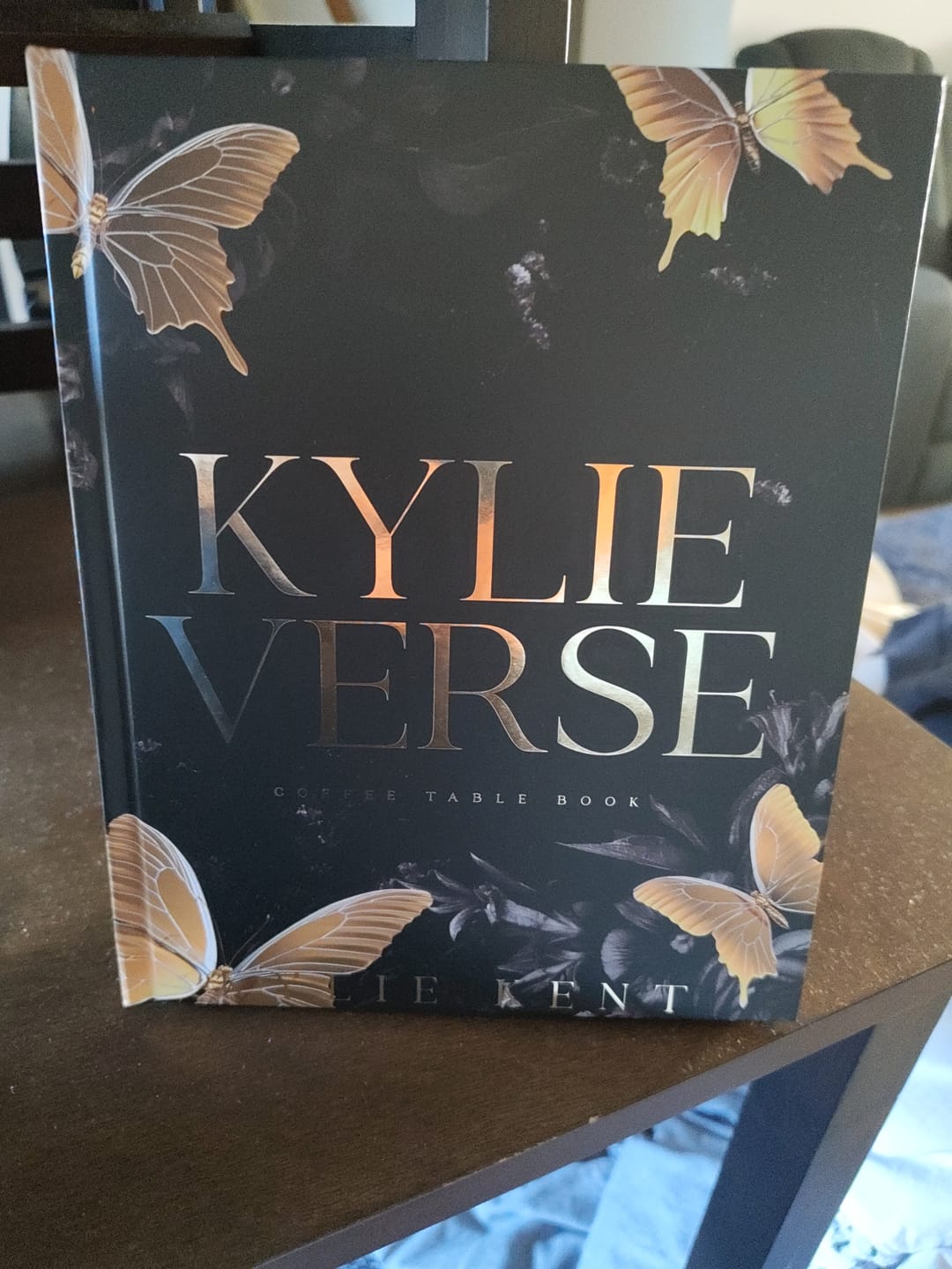Customer photo review of KylieVerse coffee table book